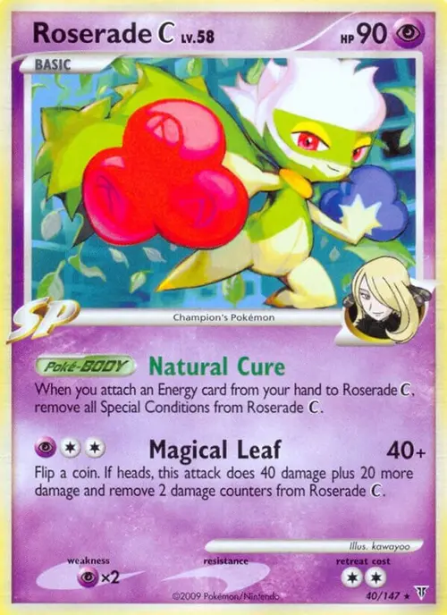 Roserade C card art