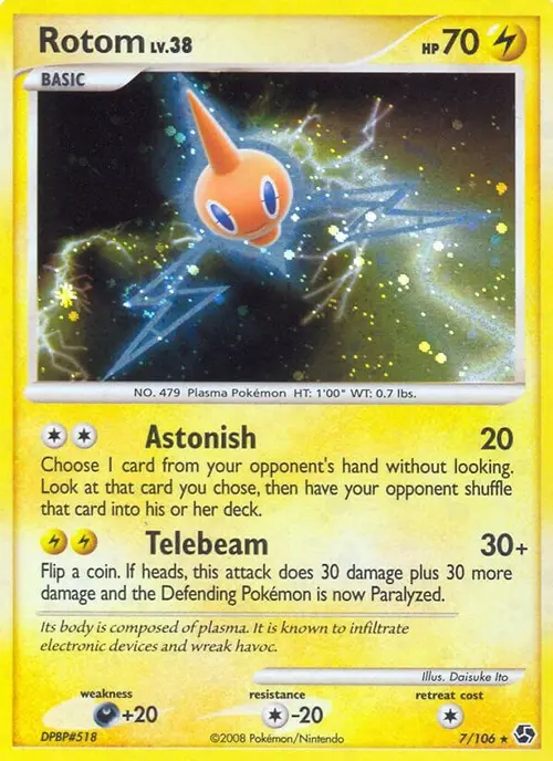 Rotom card art