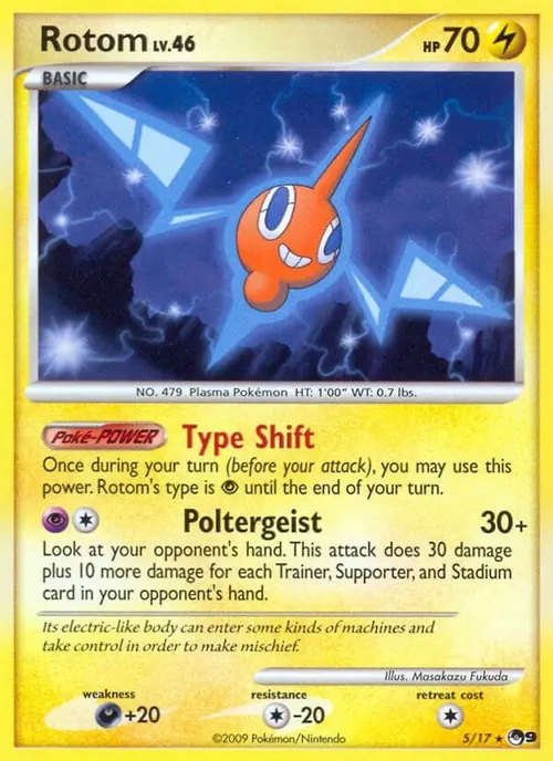 Rotom card art