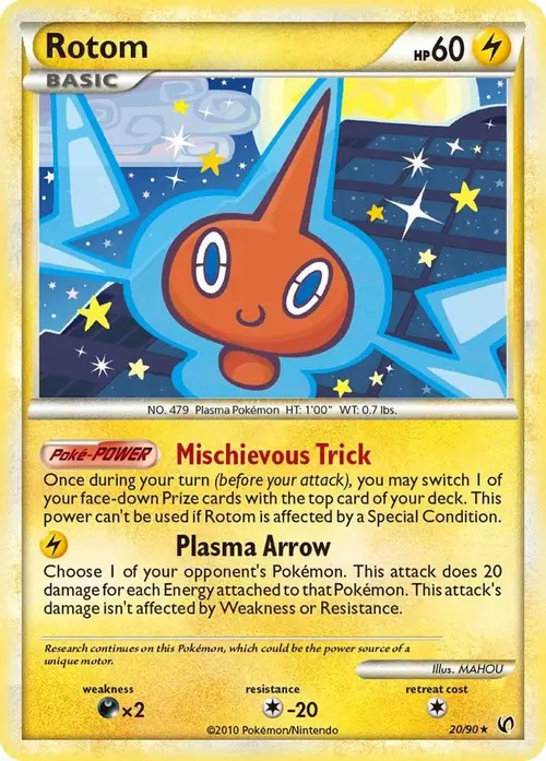Rotom card art