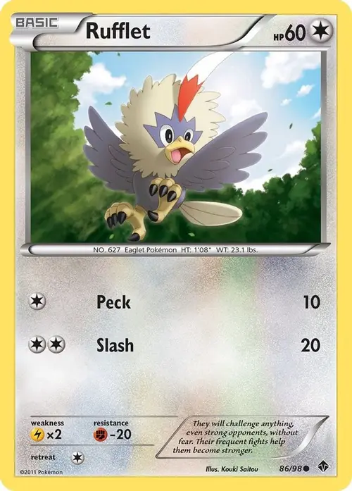 Rufflet (86) card art