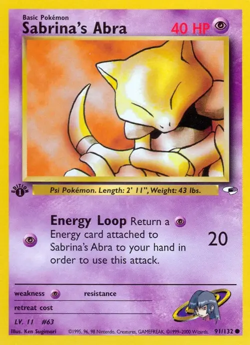Sabrina's Abra card art