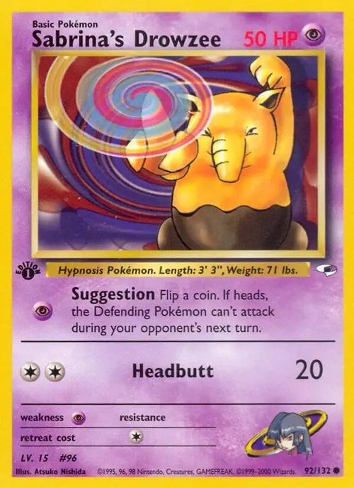 Sabrina's Drowzee card art