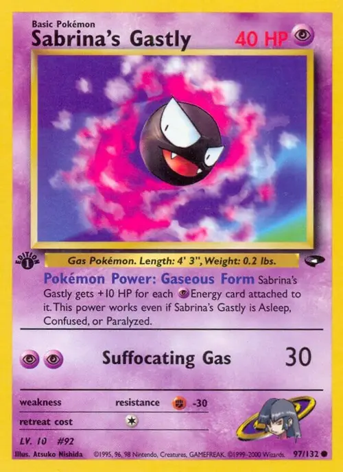 Sabrina's Gastly (97) card art