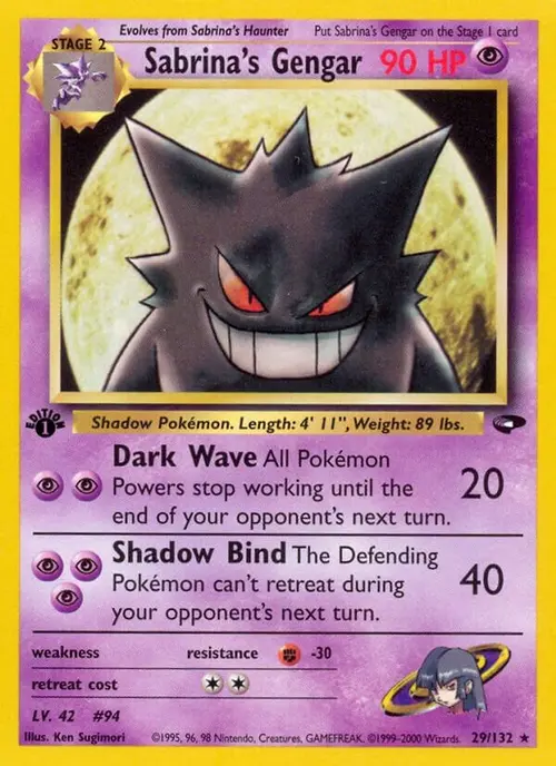 Sabrina's Gengar card art