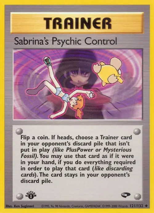 Sabrina's Psychic Control card art