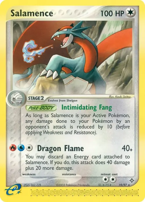 Salamence - 19/97 card art