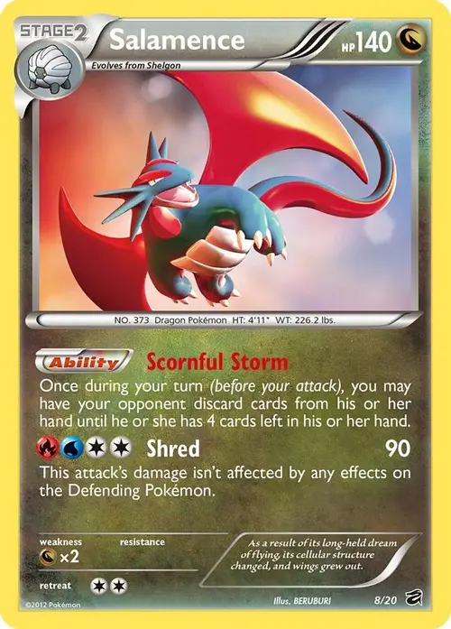 Salamence card art