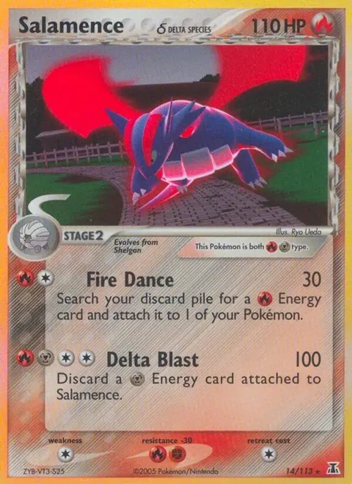 Salamence (Delta Species) card art