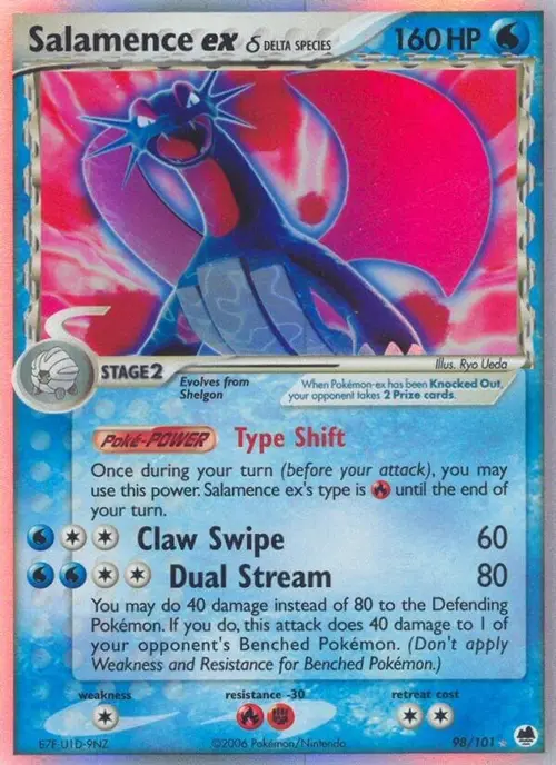 Salamence ex (Delta Species) card art