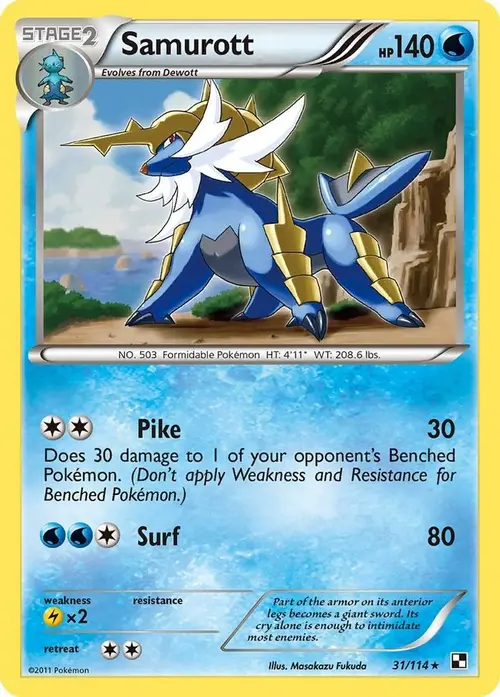 Samurott (31) card art