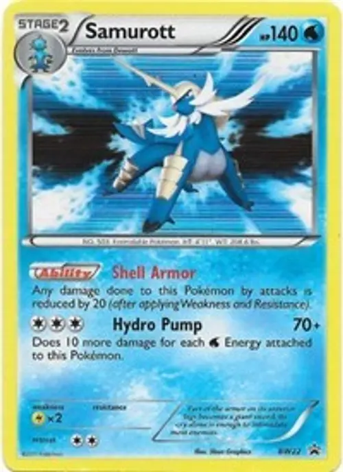 Samurott - BW22 card art