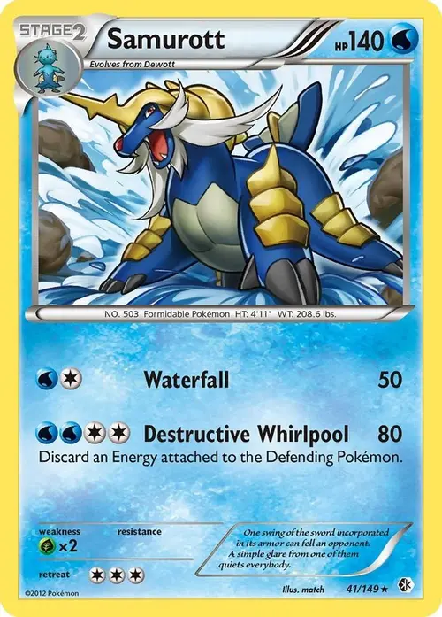 Samurott card art