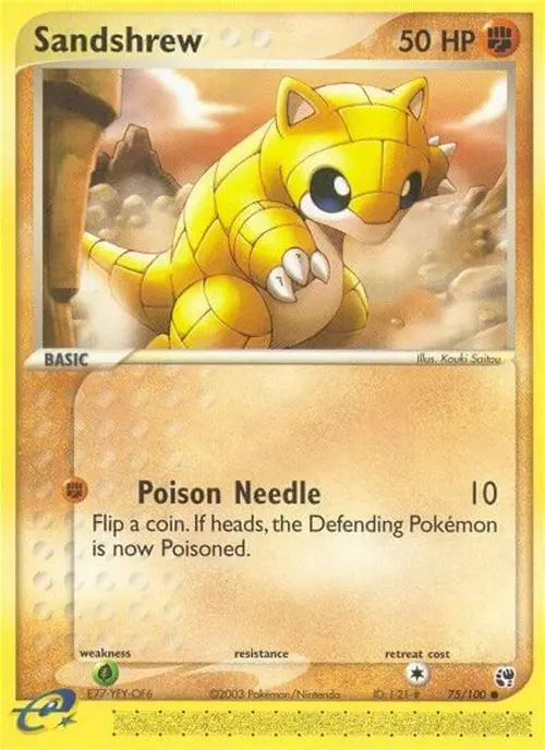Sandshrew card art