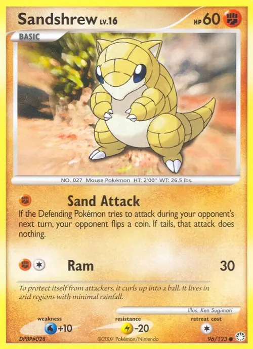 Sandshrew card art