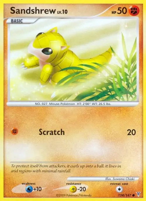 Sandshrew card art