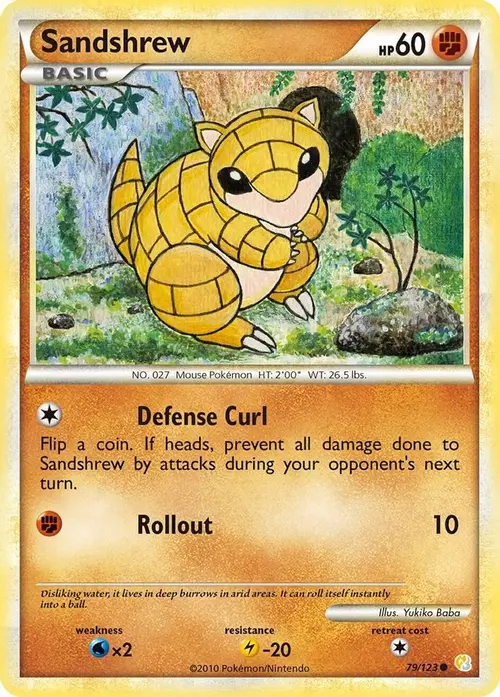 Sandshrew card art