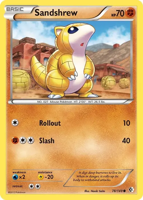 Sandshrew card art