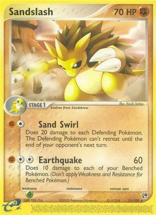 Sandslash card art