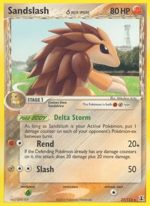 Sandslash (Delta Species) card art