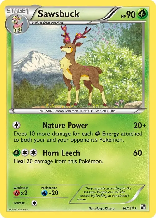 Sawsbuck card art