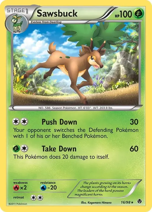 Sawsbuck card art