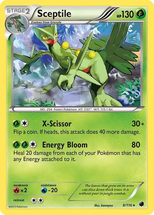 Sceptile card art