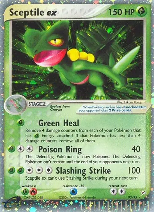 Sceptile ex card art