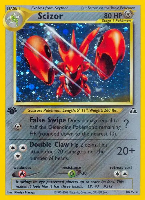 Scizor (10) card art