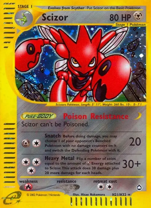 Scizor (H21) card art