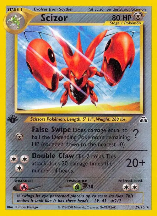 Scizor (29) card art
