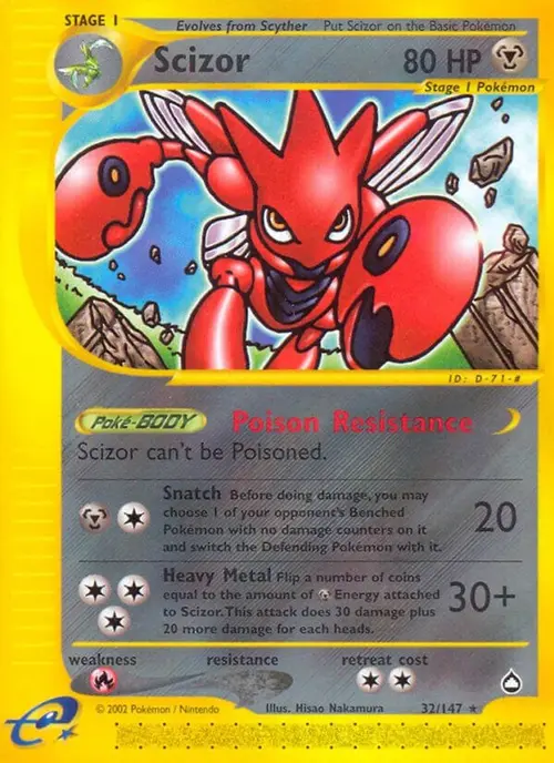 Scizor card art