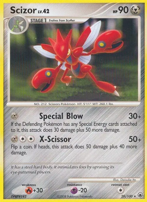 Scizor card art