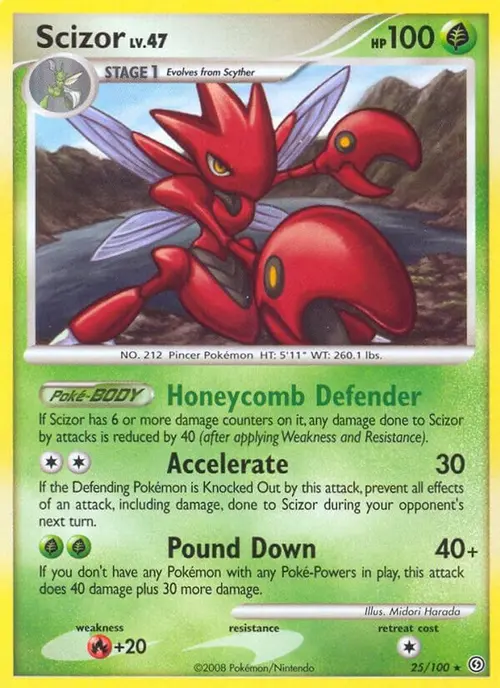 Scizor card art