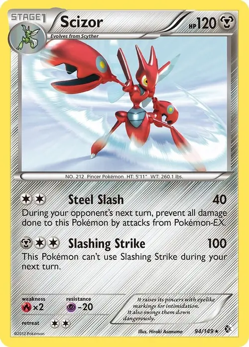 Scizor card art