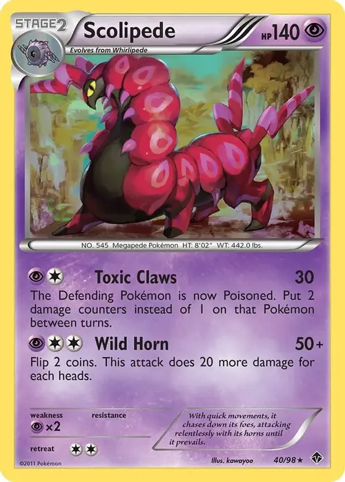 Scolipede card art