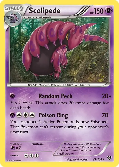 Scolipede card art
