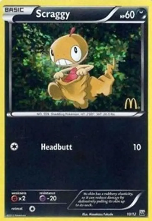 Scraggy - 10/12 card art