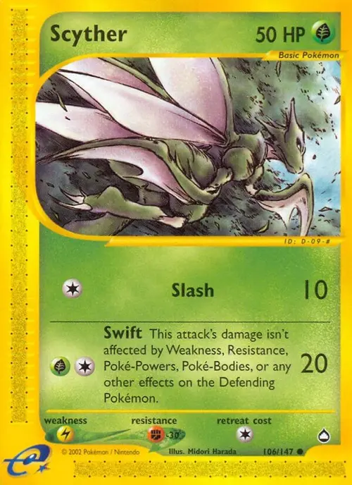 Scyther (106) card art