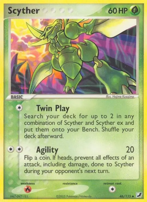 Scyther card art