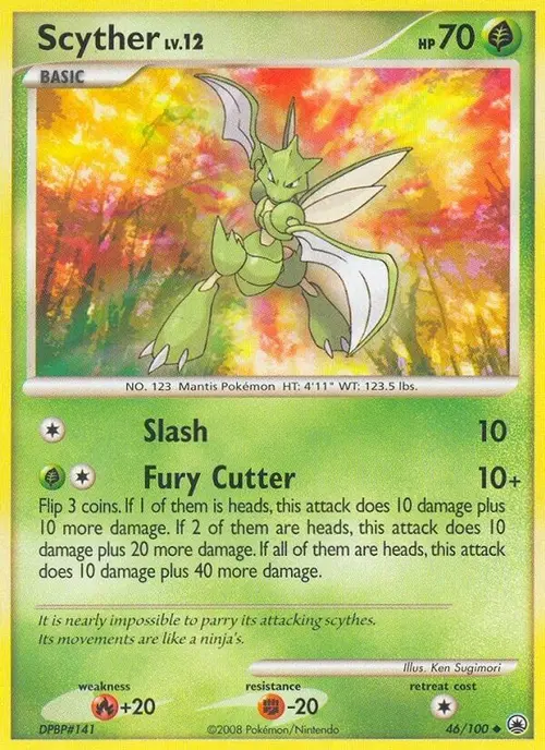 Scyther card art