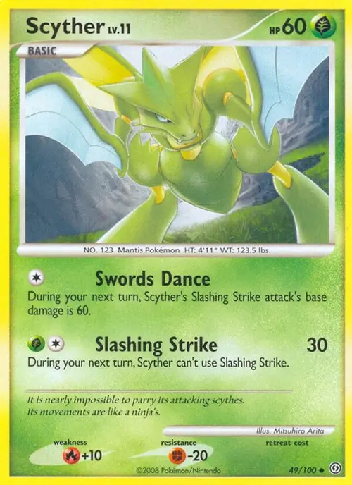 Scyther card art