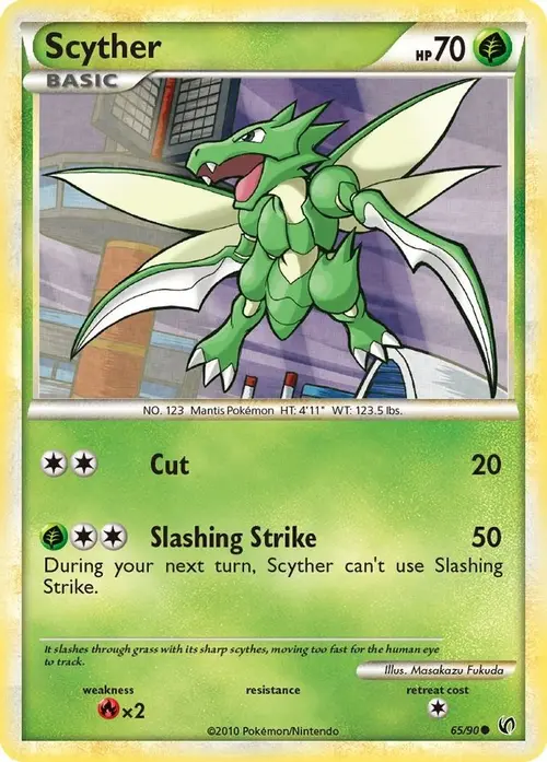 Scyther (65) card art