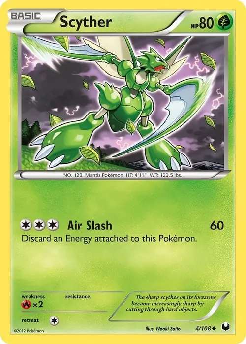 Scyther card art