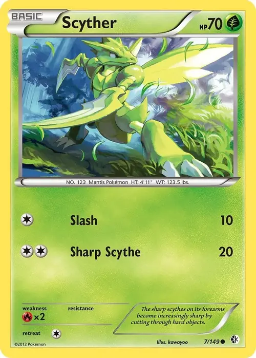 Scyther card art