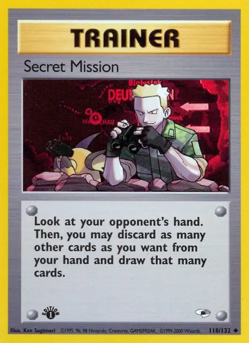 Secret Mission card art