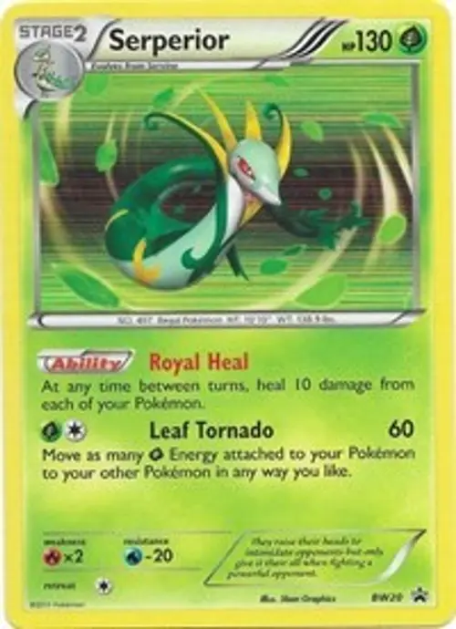 Serperior - BW20 card art