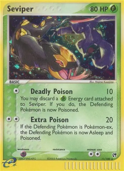 Seviper card art