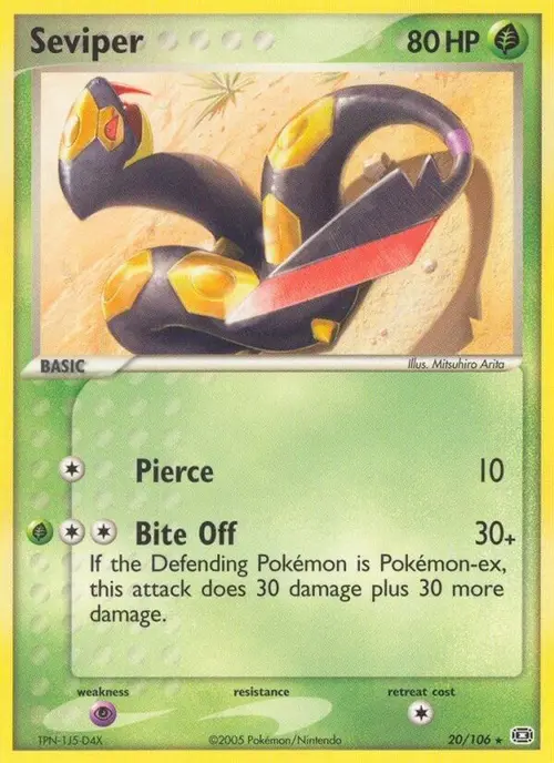 Seviper card art