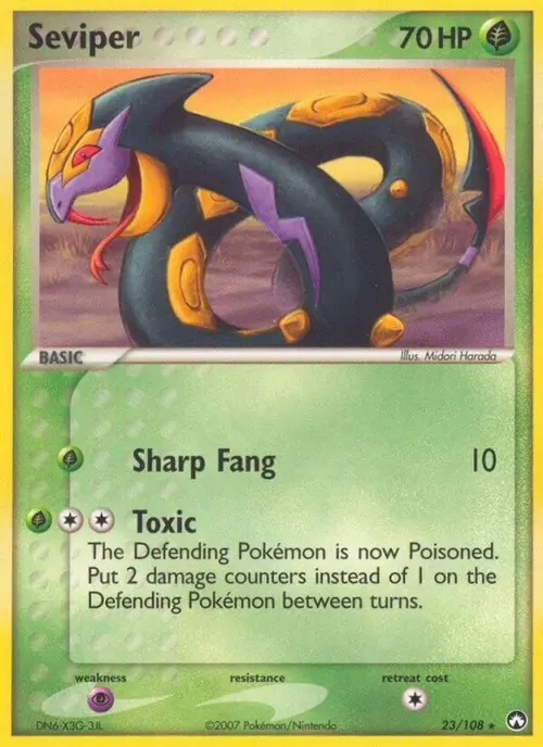 Seviper card art